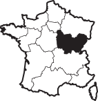 Carte de la France et de la rgion Bourgogne-Franche-Comt